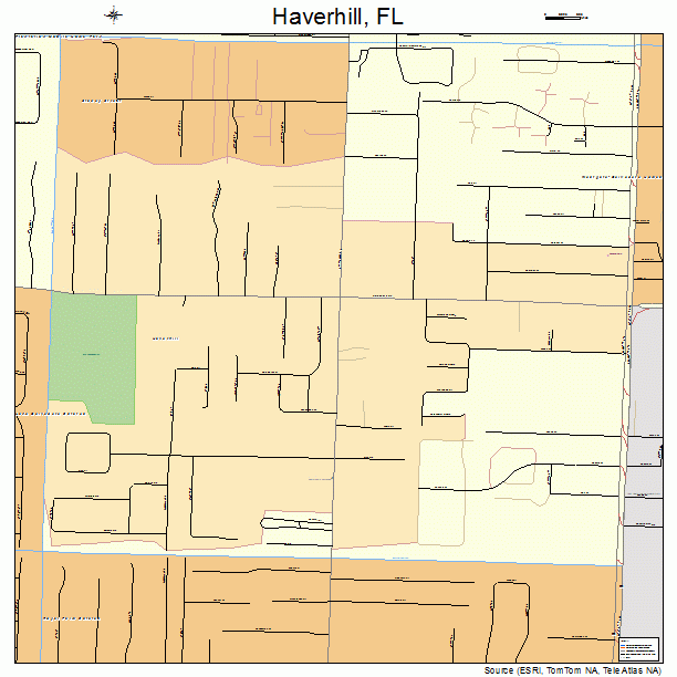 Haverhill, FL street map