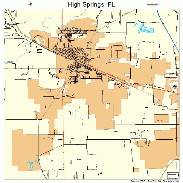 High Springs, FL street map