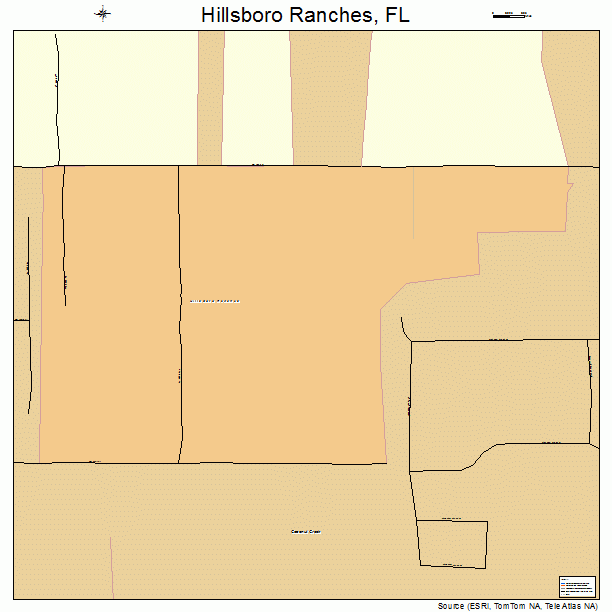 Hillsboro Ranches, FL street map