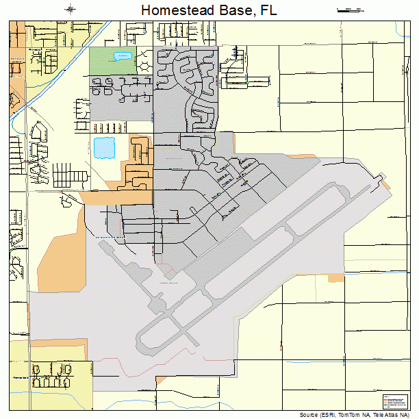Homestead Base, FL street map