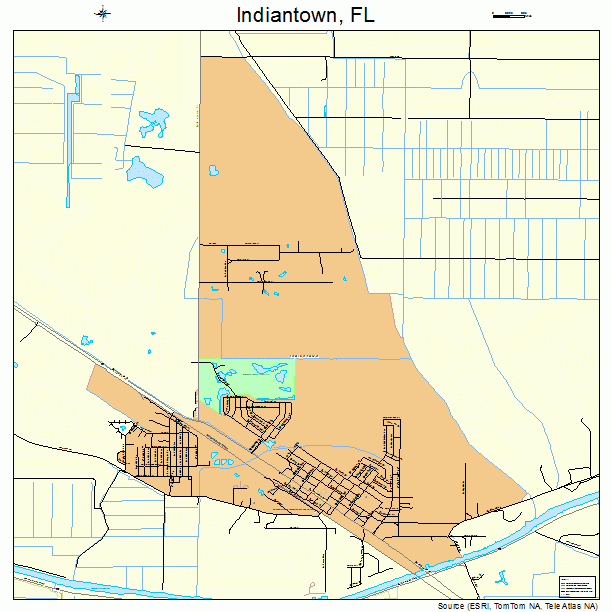 Indiantown, FL street map