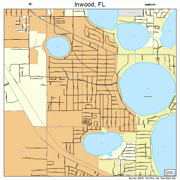 Inwood, FL street map