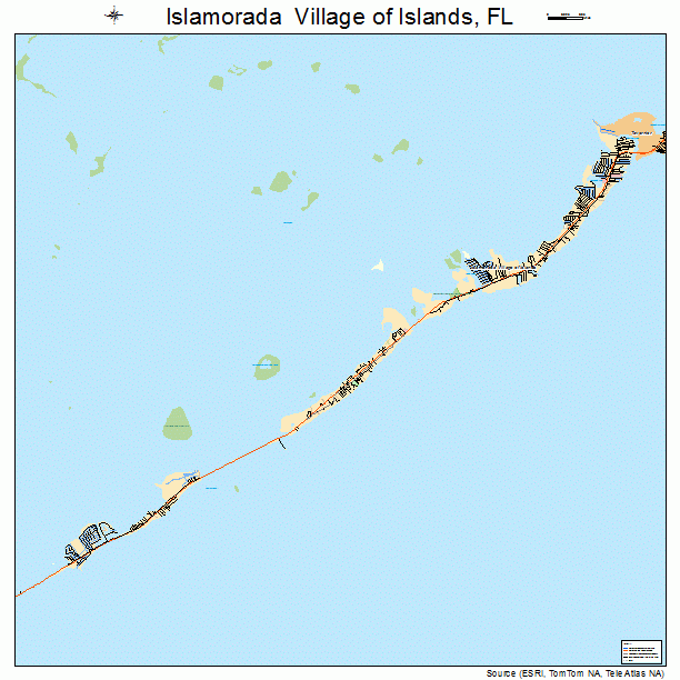 Islamorada  Village of Islands, FL street map