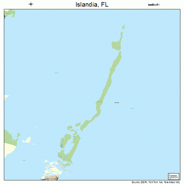 Islandia, FL street map