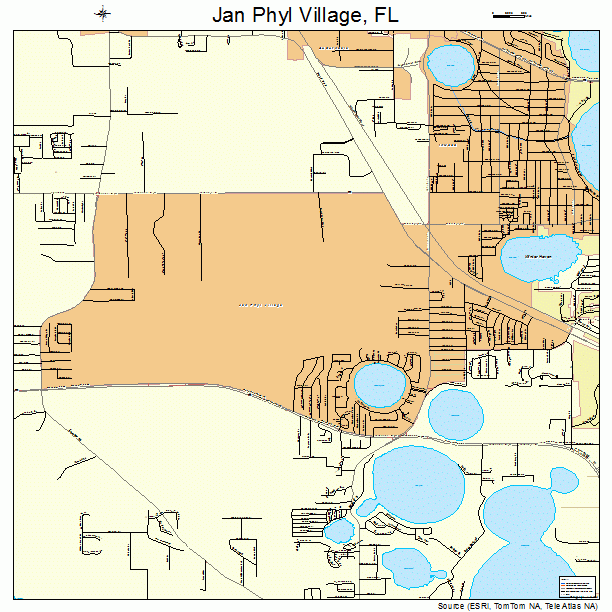 Jan Phyl Village, FL street map