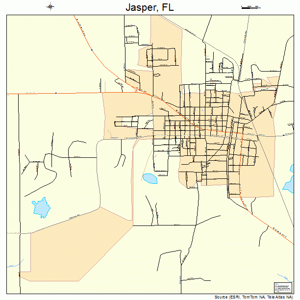 Jasper, FL street map