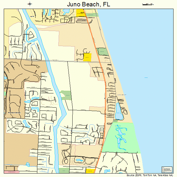 Juno Beach, FL street map