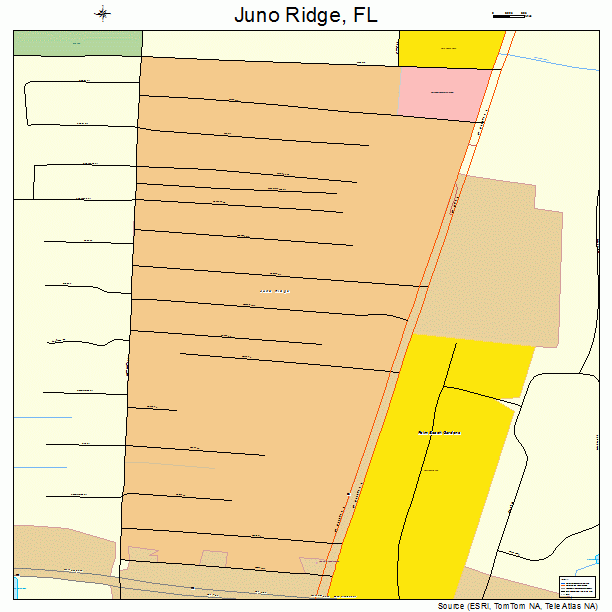 Juno Ridge, FL street map