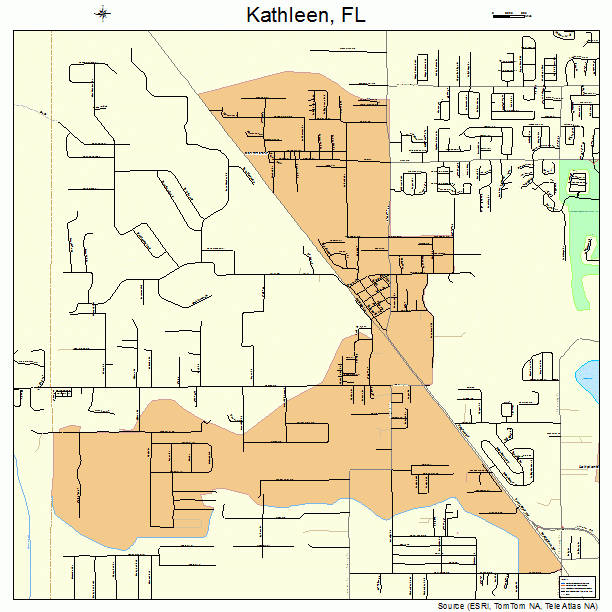 Kathleen, FL street map