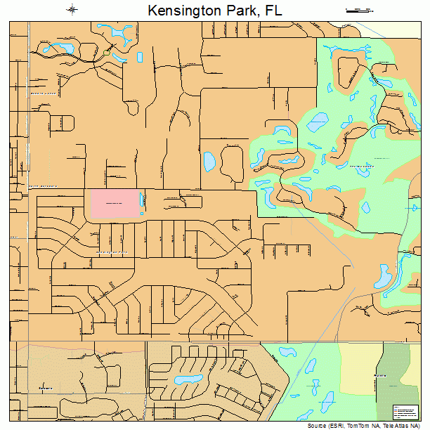 Kensington Park, FL street map