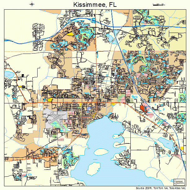 Kissimmee, FL street map