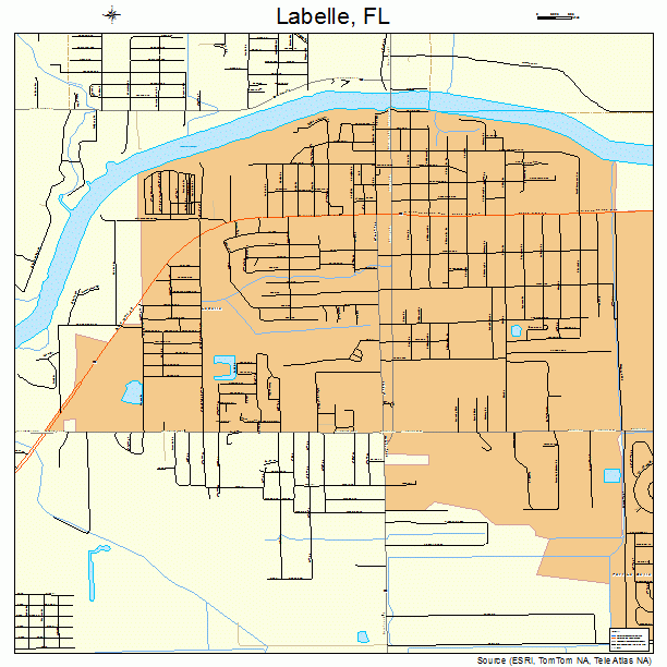 Labelle, FL street map