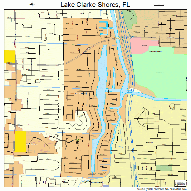 Lake Clarke Shores, FL street map