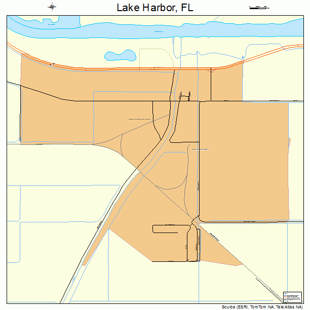 Lake Harbor, FL street map