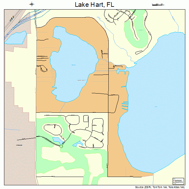 Lake Hart, FL street map