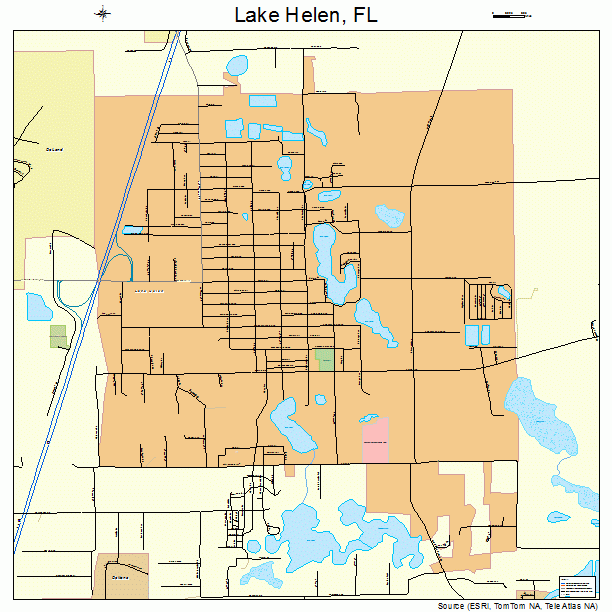 Lake Helen, FL street map