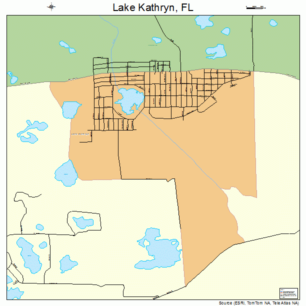 Lake Kathryn, FL street map