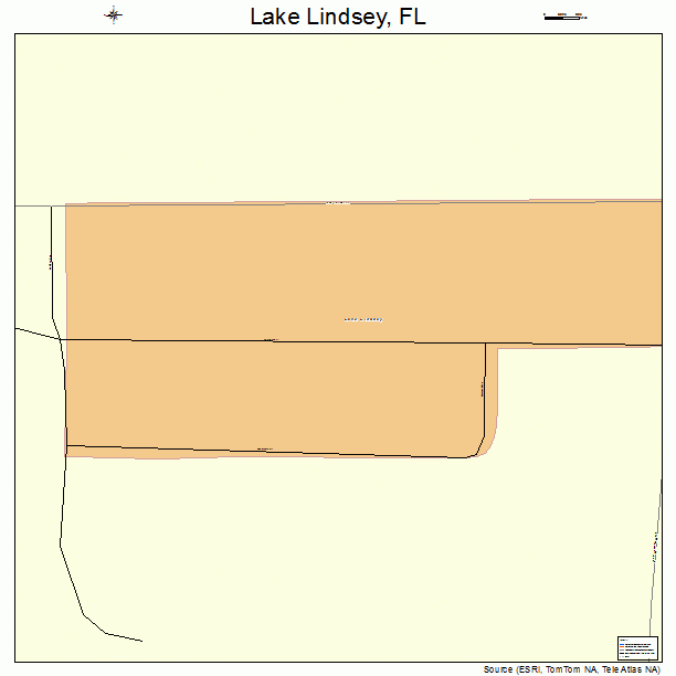 Lake Lindsey, FL street map