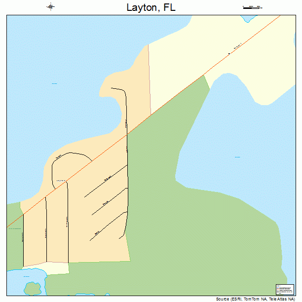 Layton, FL street map