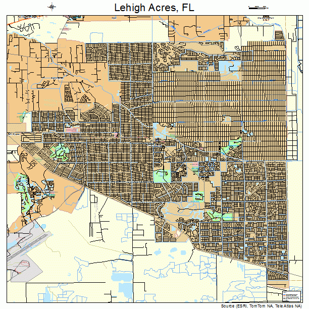 Lehigh Acres, FL street map