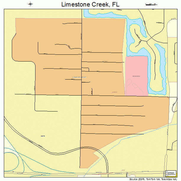 Limestone Creek, FL street map