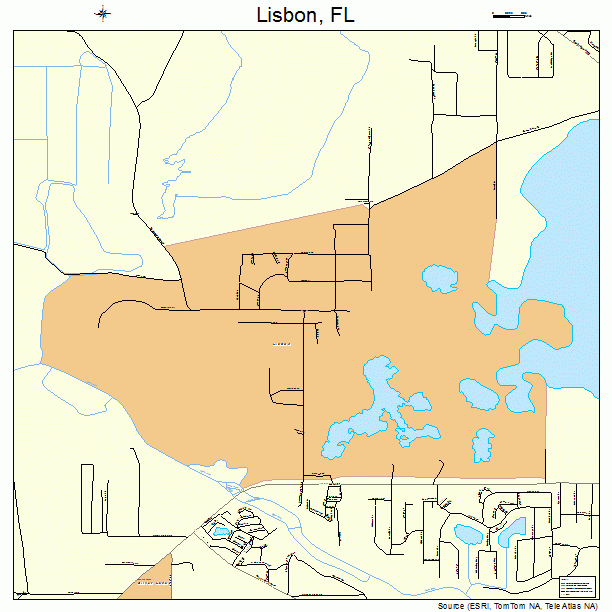 Lisbon, FL street map