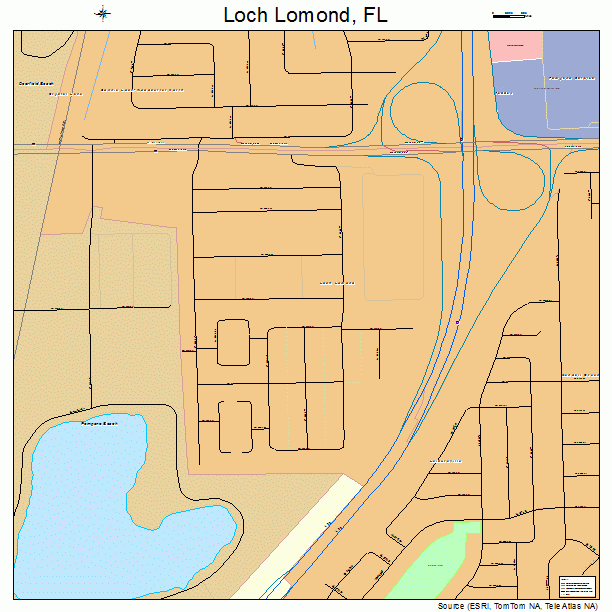 Loch Lomond, FL street map