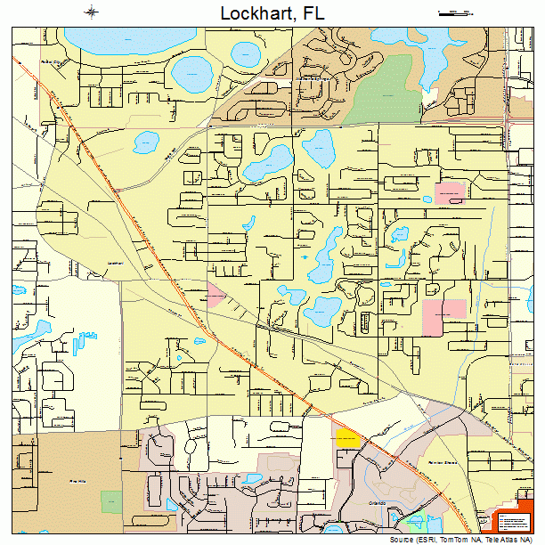 Lockhart, FL street map