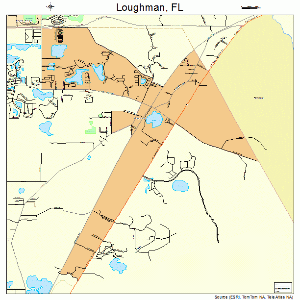 Loughman, FL street map