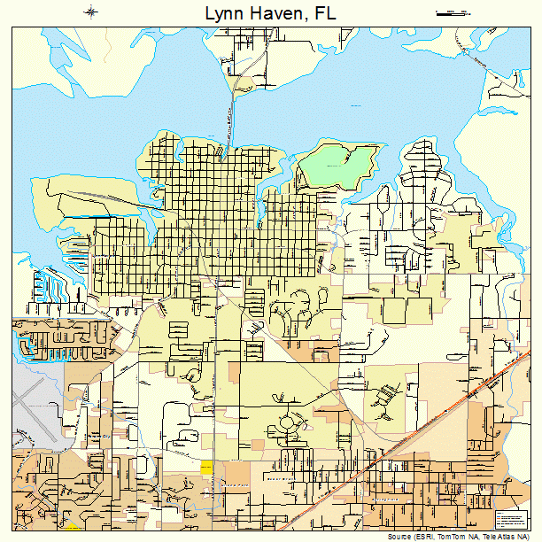 Lynn Haven, FL street map