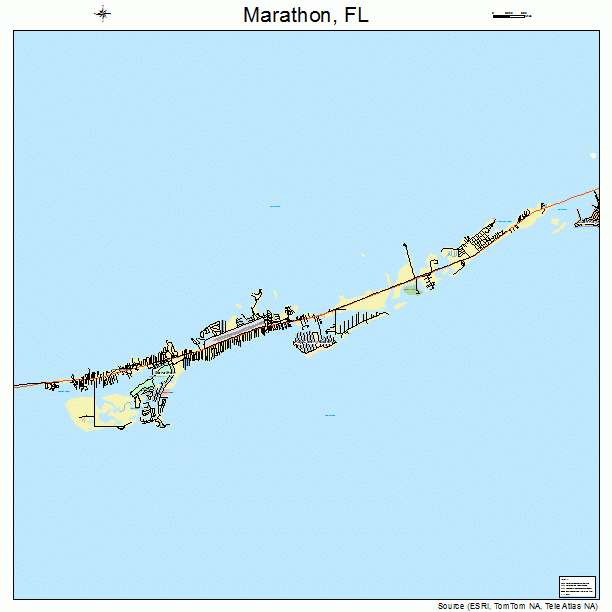 Marathon, FL street map