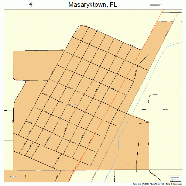 Masaryktown, FL street map