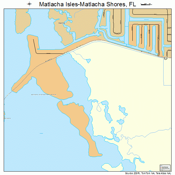 Matlacha Isles-Matlacha Shores, FL street map