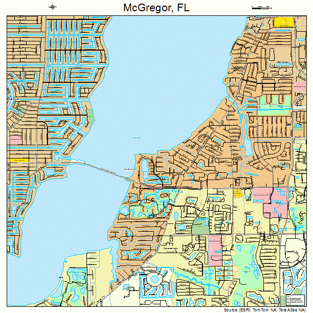 McGregor, FL street map