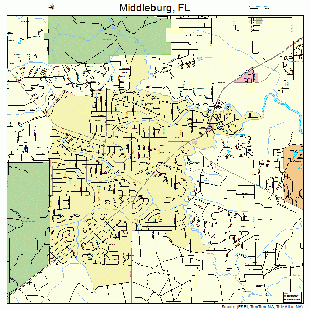 Middleburg, FL street map