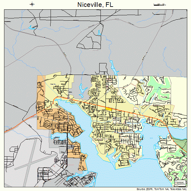 Niceville, FL street map