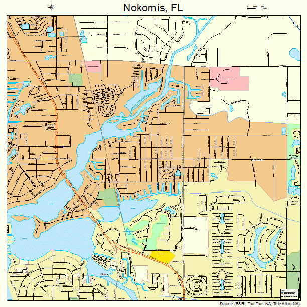 Nokomis, FL street map