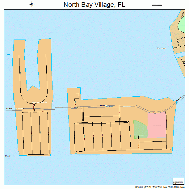 North Bay Village, FL street map