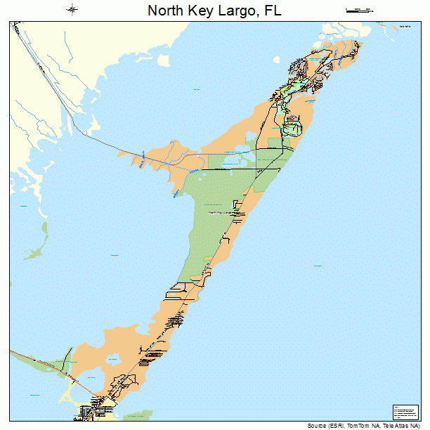 North Key Largo, FL street map