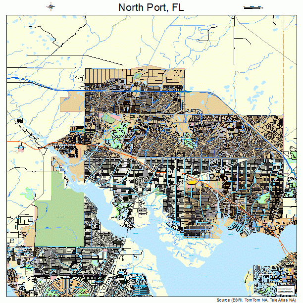North Port, FL street map