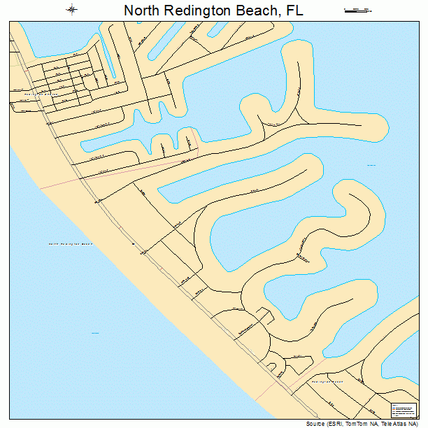 North Redington Beach Florida Street Map 1249725