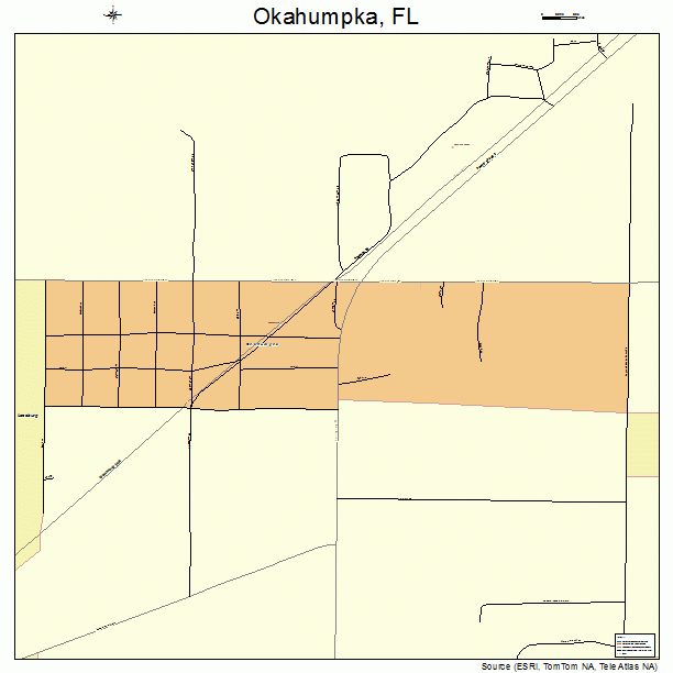 Okahumpka, FL street map