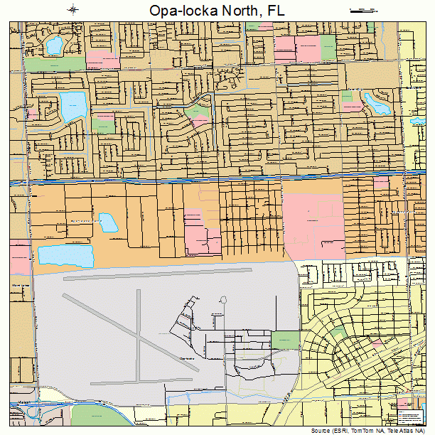 Opa-locka North, FL street map