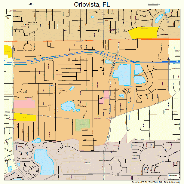 Orlovista, FL street map