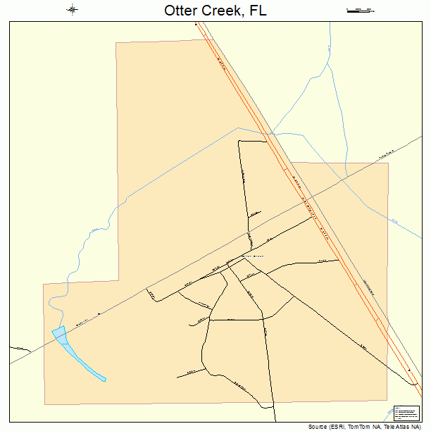 Otter Creek, FL street map