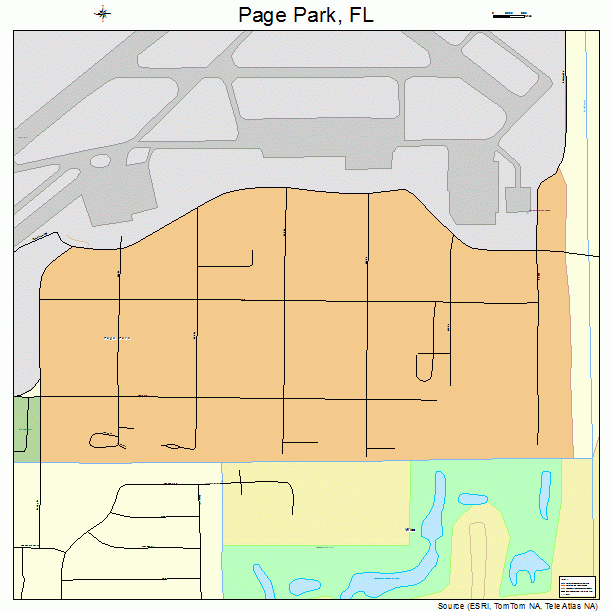 Page Park, FL street map