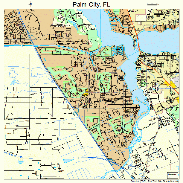 Palm City, FL street map