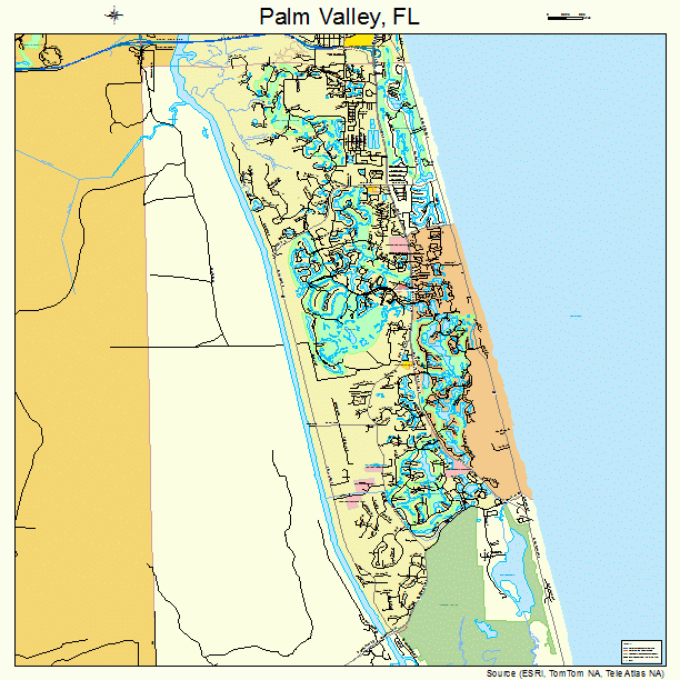 Palm Valley, FL street map