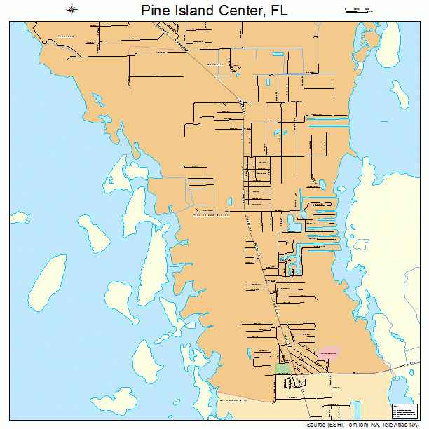 Pine Island Center, FL street map