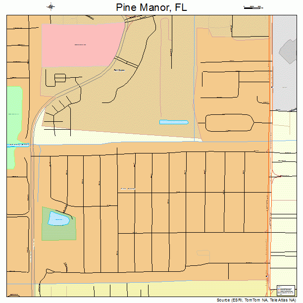 Pine Manor, FL street map